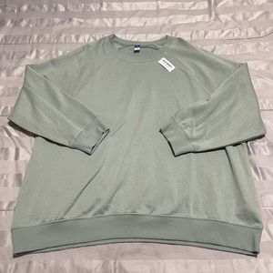 Old Navy Mint Green Oversized Long sleeve shirt